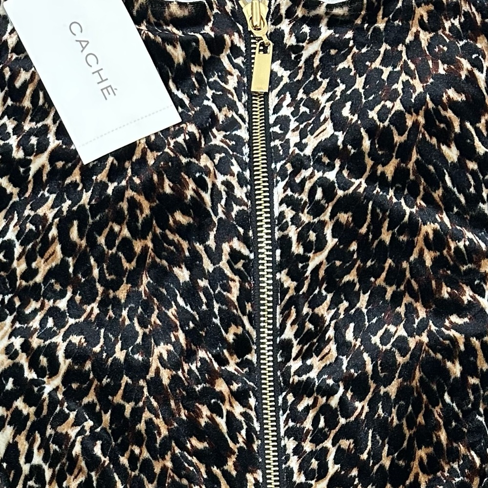Cache Animal Print Long Sleeve Dress - Picture 9 of 13
